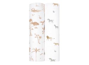 0842332156808 - Mulltuch SAFARI DREAM (120x120) 2er-Pack