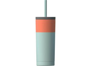 0842591043581 - Asobu - Super Sippy - ToGo Getränkebecher aus Edelstahl Aquamarin Orange (ICT200 pastel teal) - Ad-n-art