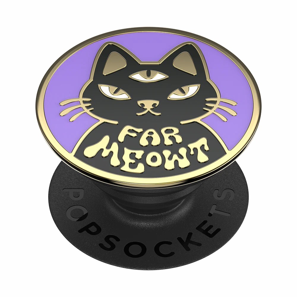 0842978172255 - Smartphone-Griff aus Emaille Far Meowt