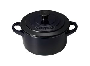 0843251110612 - LE CREUSET Mini Cocotte 10cm Schwarz Glänzend