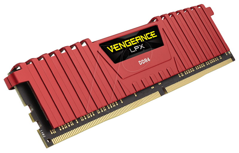 0843591069717 - Vengeance LPX DDR4-2666 - 8GB - CL16 - Single Channel (1 Stück) - Unterstützt Intel XMP - Rot