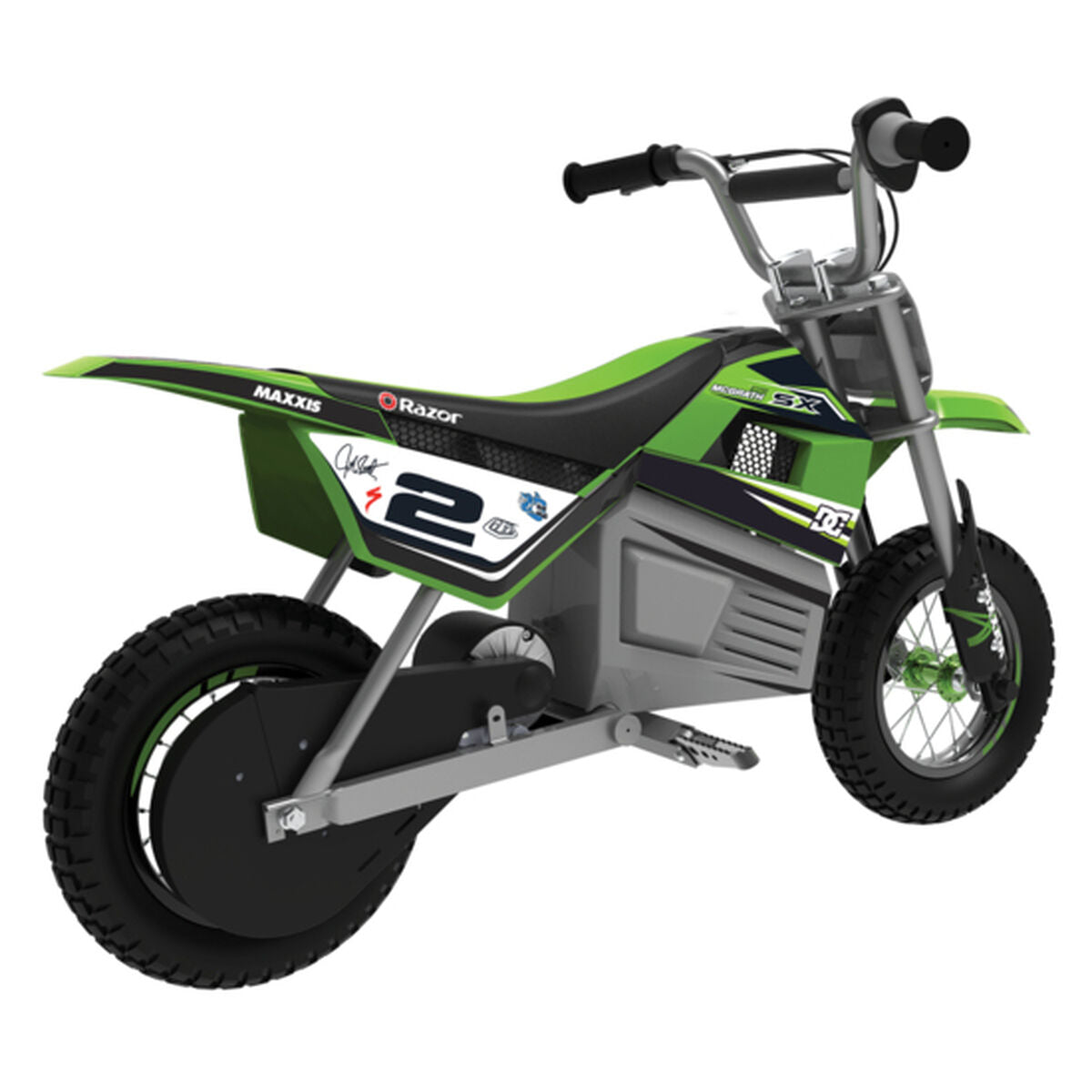 0845423020804 - Kinder-Elektro-Roller Dirt Rocket SX350 McGrath Weiß Schwarz grün Grau 0845423020804 - Kinder-Elektro-Roller Dirt Rocket SX350 McGrath Weiß Schwarz grün Grau