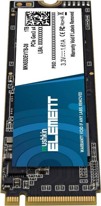 0846651034281 - Mushkin ELEMENT - SSD - 1 TB - intern - M2 2280 - PCIe 30 x4 (NVMe) 0846651034281 - Mushkin ELEMENT - SSD - 1 TB - intern - M2 2280 - PCIe 30 x4 (NVMe)