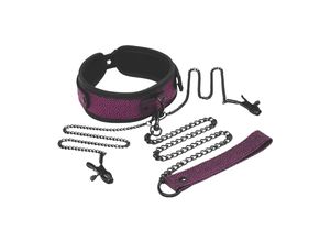 0848416013371 - Collar Leash & Nipple Clips Set