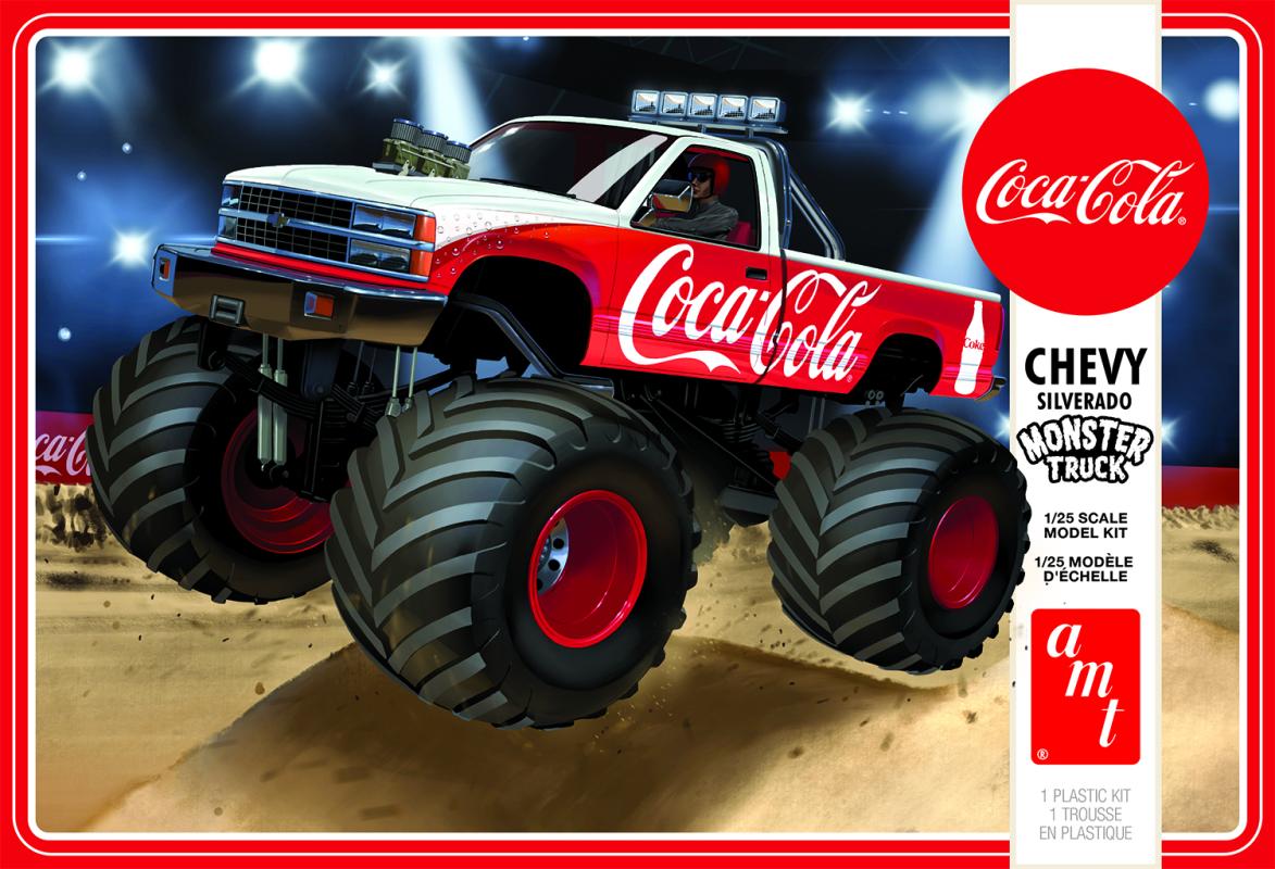 0849398040751 - 1988 Chevy Silverado Monster Truck Coca-Cola