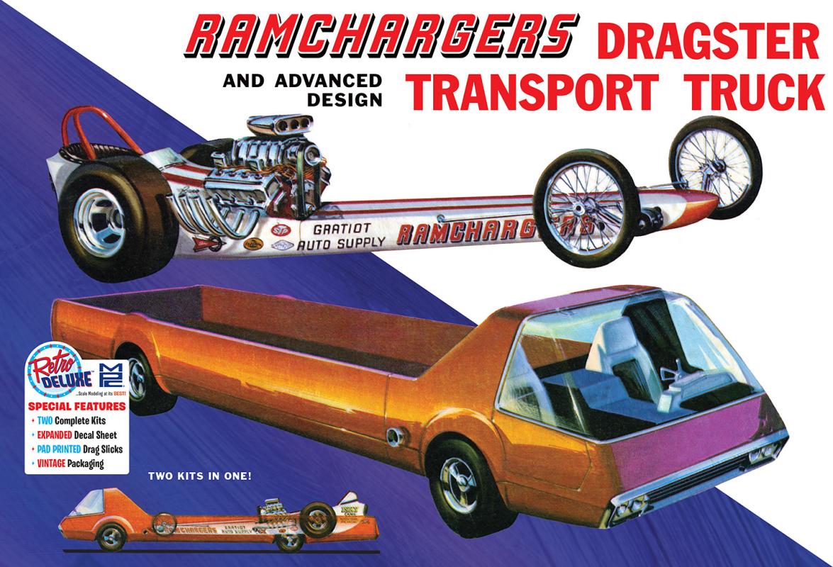 0849398053287 - Ramchargers Dragster & Transporter Truck