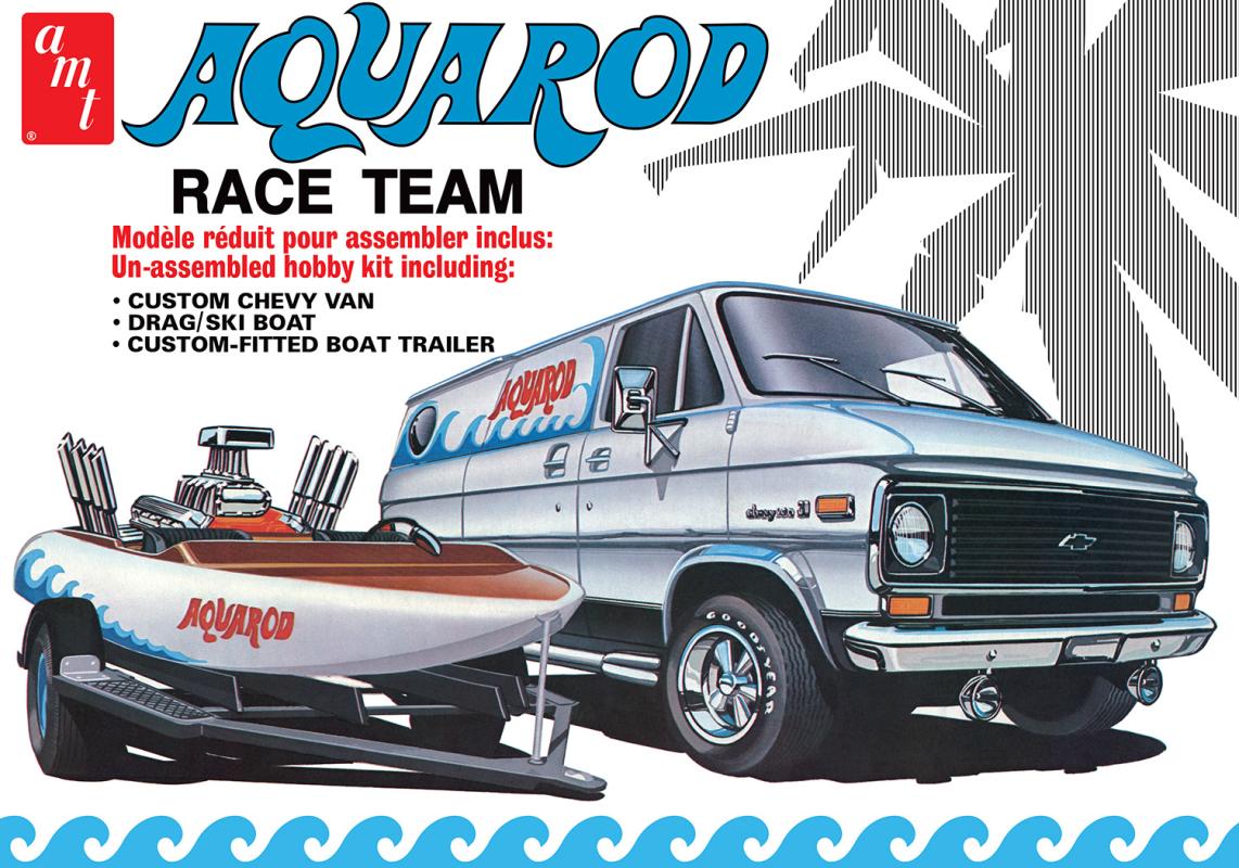 0849398056196 - Aqua Rod Race Team 1975 Chevy Van Race Boat