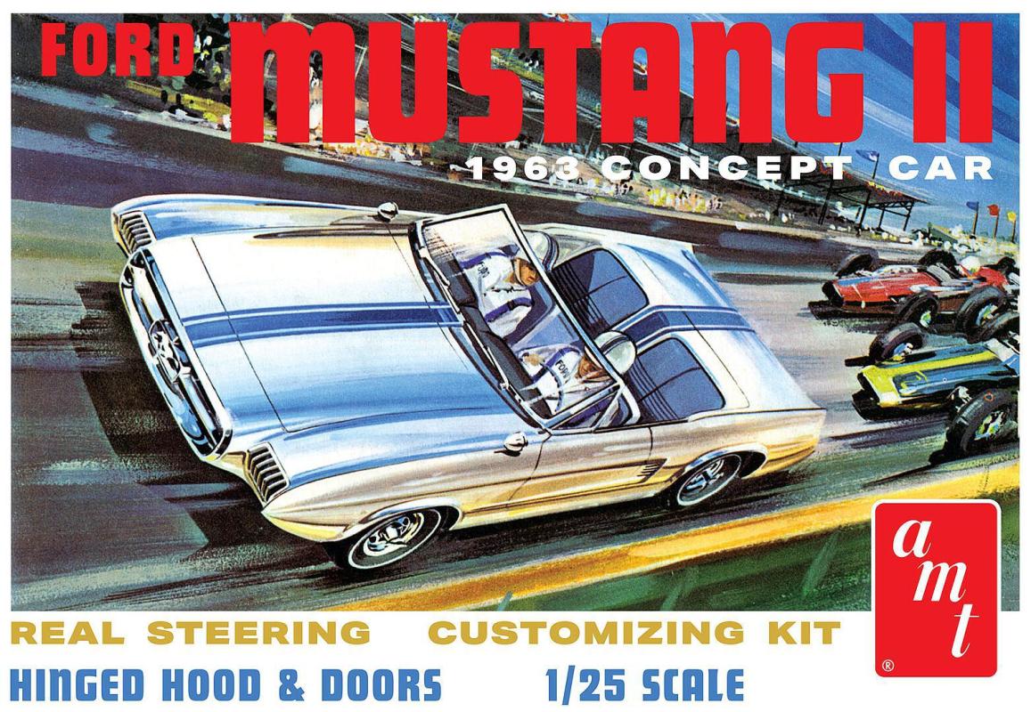 0849398060087 - 1963 Ford Mustang II Concept Car