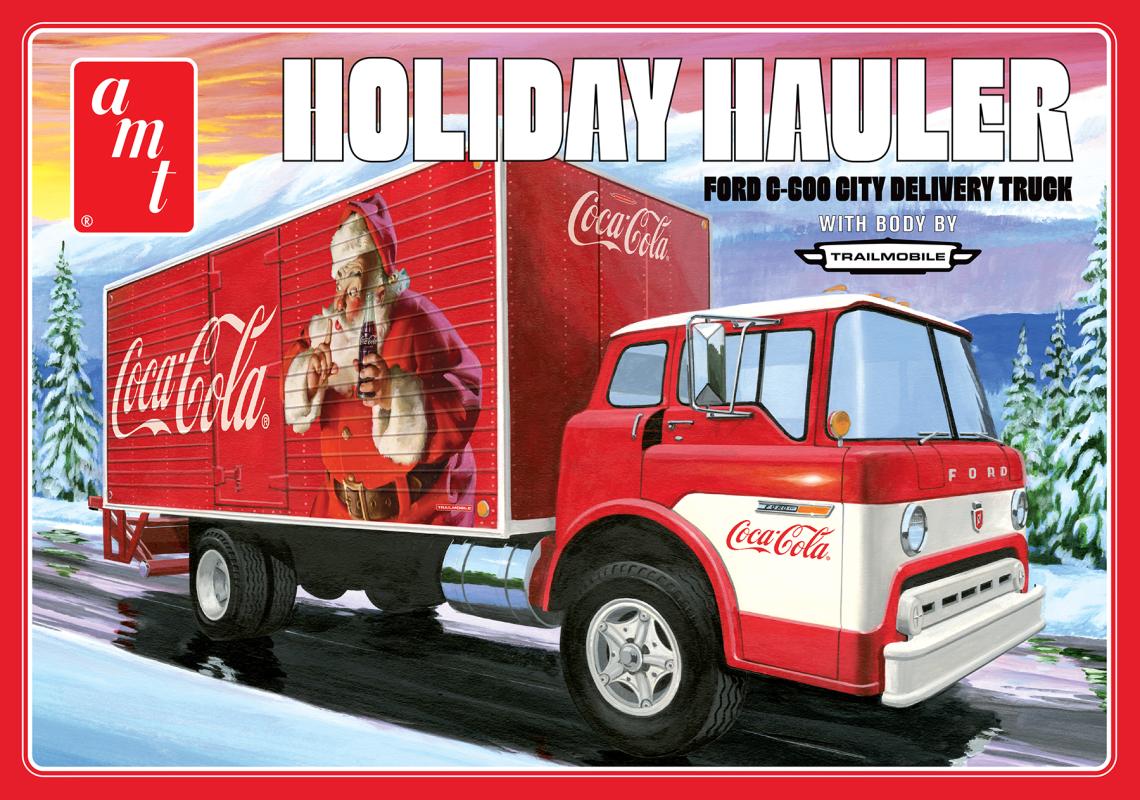 0849398071250 - Ford C-600 City Holiday Delivery Truck Coca-Cola