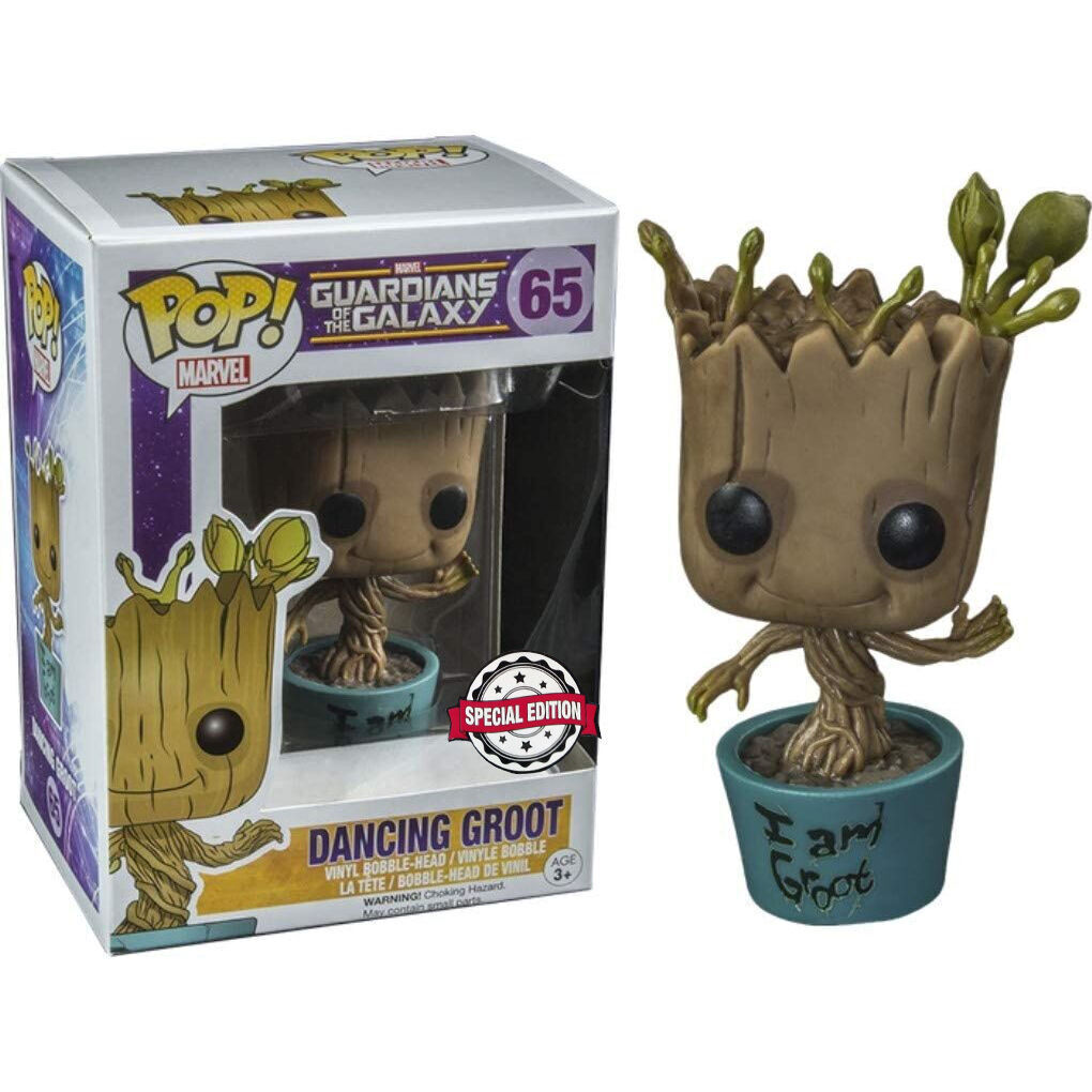 0849803052539 - Figurine POP Marvel Guardians of The Galaxy Dancing I Am Groot Exclusive