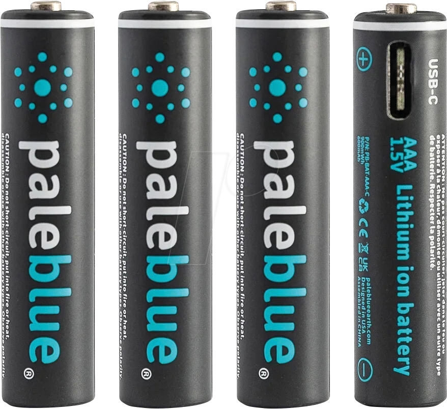 0850040149135 - Akku AAA 900 mWh 15 Volt 600 mAh wiederaufladbare Lithium Ionen Batterien inklusive Reiseetui 4 Stück 0850040149135 Palebl 0850040149135 - Akku AAA 900 mWh 15 Volt 600 mAh wiederaufladbare Lithium Ionen Batterien inklusive Reiseetui 4 Stück 0850040149135 Palebl