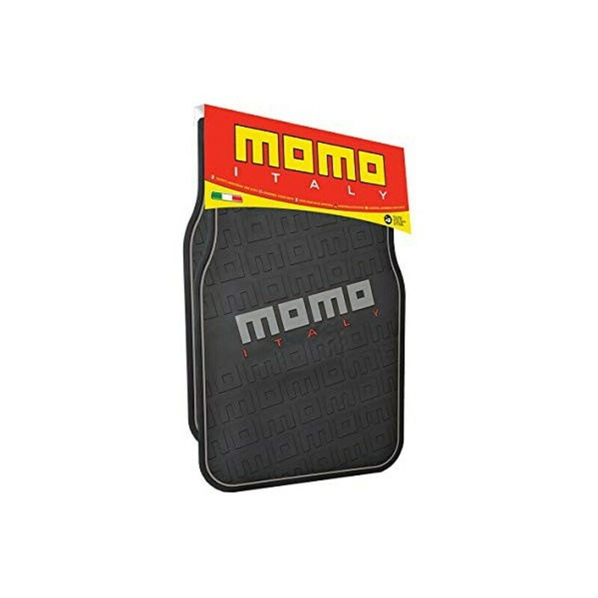 0852246005123 - Auto-Fußmatten-Set Momo 009 Universal Schwarz Rot (4 pcs)