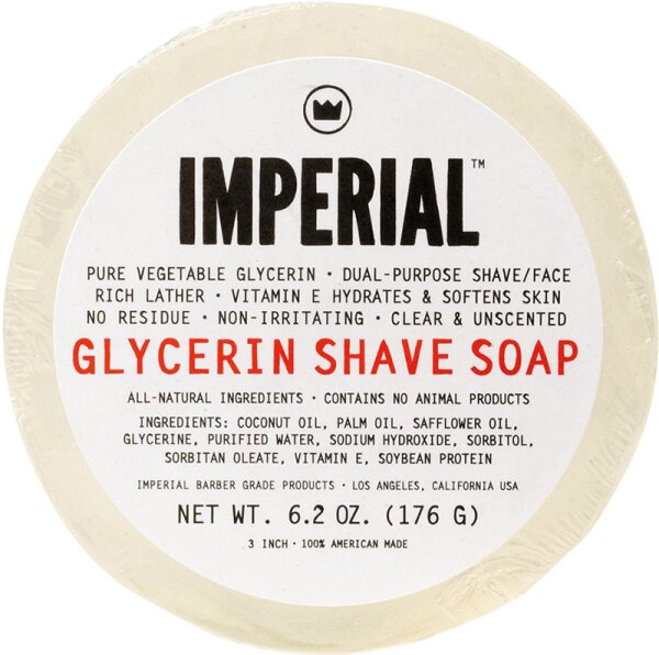 0855070005079 - Glycerin Shave Face Soap 176 g Puck