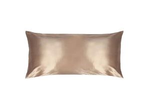 0857032008913 - Slipsilk - Rechteckiger Kissenbezug Aus Seide - Pillowcase Caramel 40x80