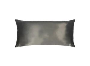 0857032008920 - Slipsilk - Rechteckiger Kissenbezug Aus Seide - Pillowcase Charcoal 40x80