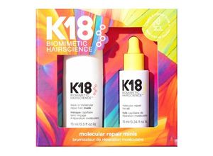 0858511000909 - K18 - Molecular Repair Minis - Set Mit Repair- Und Anti-frizz-pflegeroutine - molecular Repair Minis Holiday Set