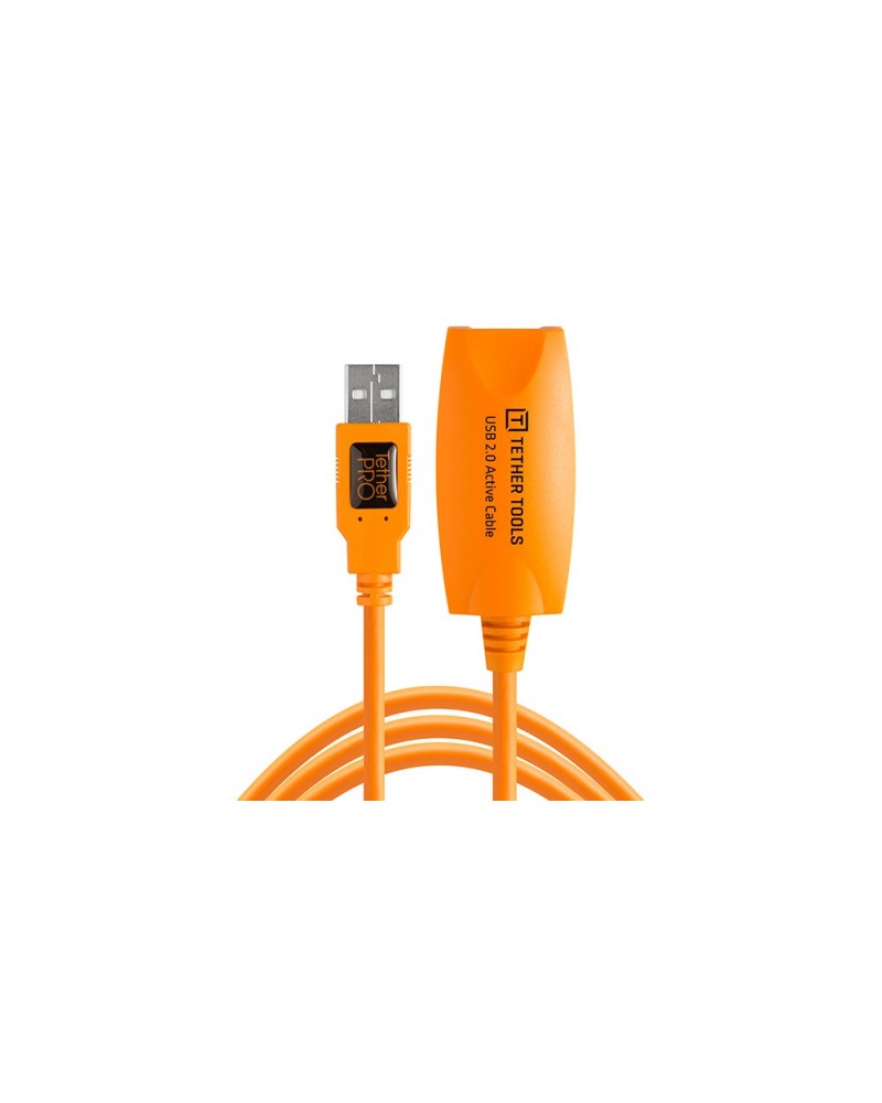 0858977002967 - Tether Tools USB-Kabel USB 20 USB-A Stecker USB-A Buchse 500 m Orange Aktiv mit Signalverstärkung CU1917