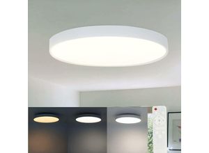 0869722758824 - ZMH - led Deckenleuchte Flach Deckenlampe - Wohnzimmerlampe IP44 Wasserdicht badezimmerlampe Runde Modern Küchenlampe für Küche Wohnzimmer Badezimmer