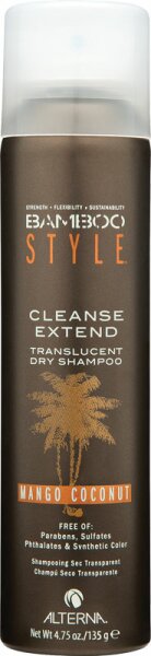 0873509021247 - Bamboo Style Cleanse Extend Translucent Dry Shampoo Mango Coconut 135 g