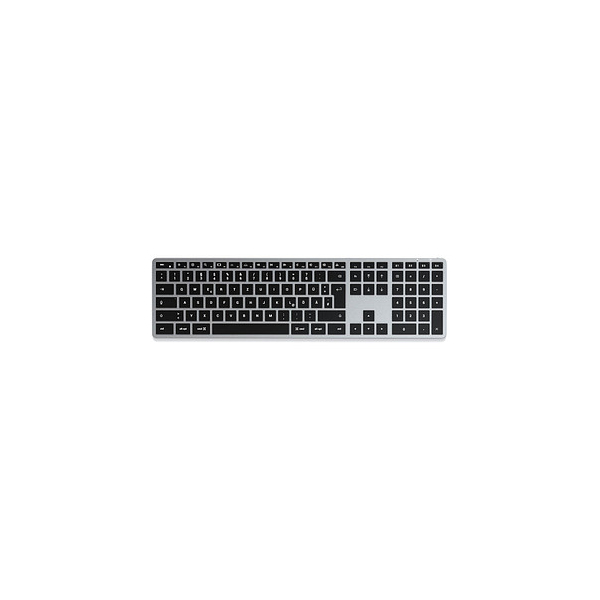 0879961009618 - SATECHI Tastatur Slim X3 Bluetooth Keyboard-DE (German) Tastaturen grau (anthrazit) Bluetooth Tastatur