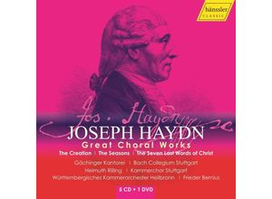 0881488210545 - Great Choral Works-Joseph Haydn - Gächinger Katnroei H Rilling F Bernius Bach Coll (CD)