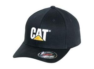 0882600466321 - CAT Baseball Cap Flexfit schwarz