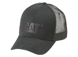 0882600714972 - CAT Trucker Cap Logo Mesh schwarz