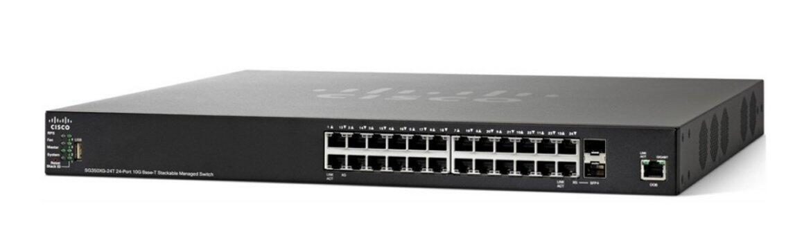 0882658767937 - SG350XG-24T 24-Port 10GBase-T Stackable Managed Switch SG350XG-24T-K9-EU