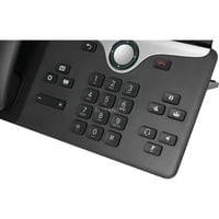 0882658845482 - IP Phone 8845 - IP-Videotelefon - mit Digitalkamera Bluetooth-Schnittstelle - SIP SDP - 5 Leitungen - holzkohlefarben