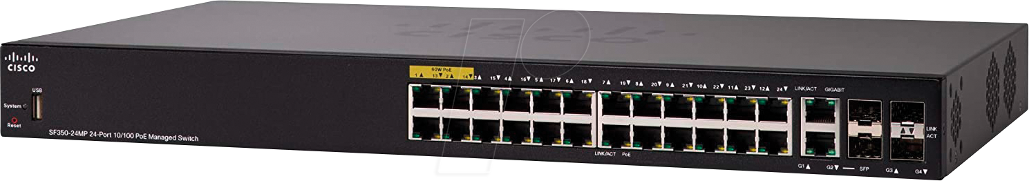 0882658997082 - CISCO SF35024MPK - Switch 30-Port Fast Ethernet SFP PoE+