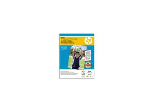 0882780349643 - HP Advanced Glossy Photo Paper - Fotopapier glänzend - 130 x 180 mm - 25 Blatt - für Deskjet 2050 J510 3050 J610 Envy