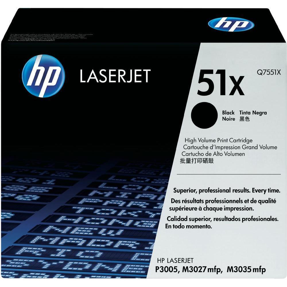 0882780389069 - HP Original 51X Toner schwarz hohe Kapazität 13000 Seiten (Q7551X)