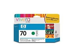 0882780528741 - Hewlett Packard - hp 70 blekkpatron med Vivera-blekk grønn 130 ml Druckerpatrone 1 Stück(e) Original