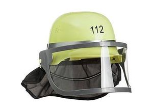 0883028168187 - Feuerwehrhelm für Kinder neongelb