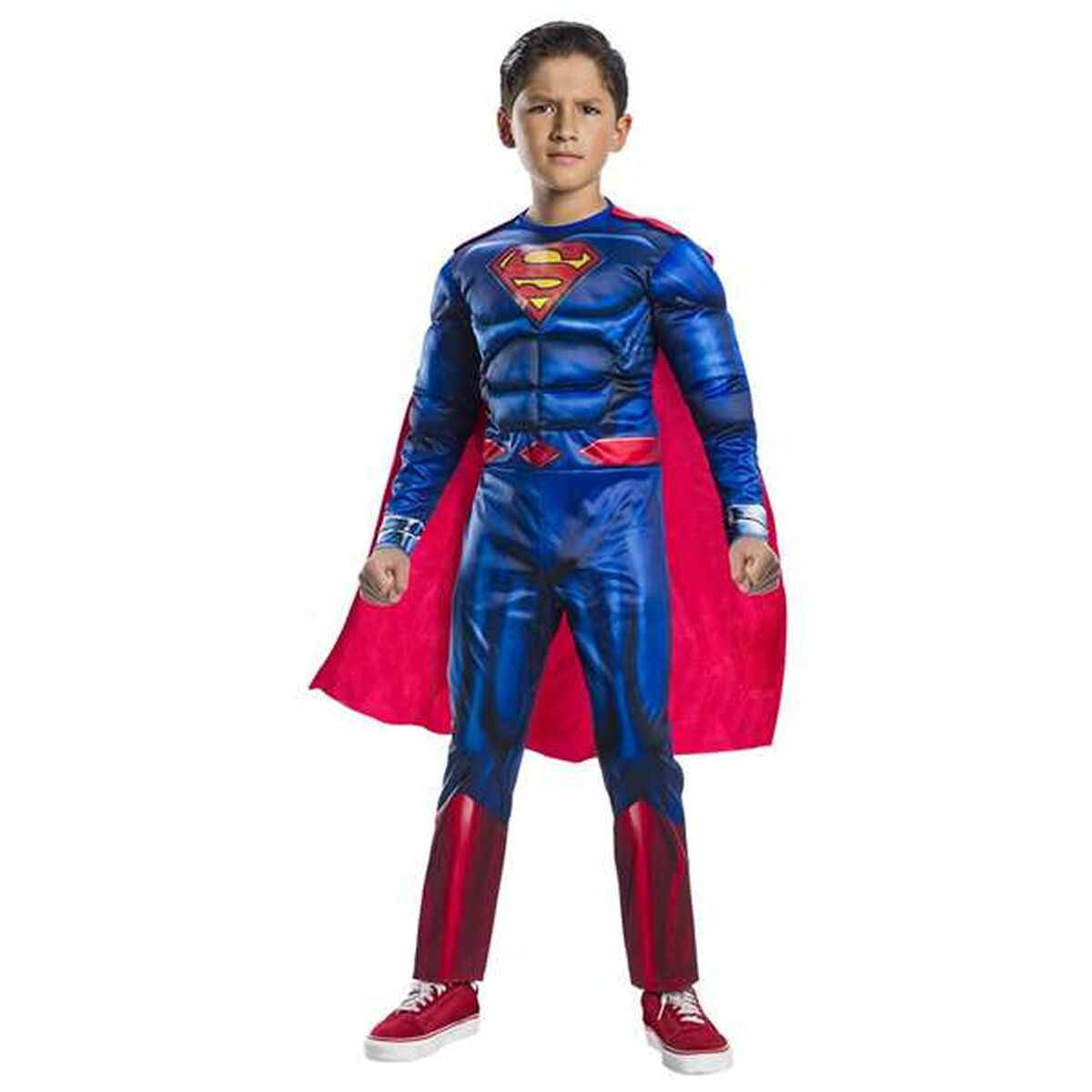 0883028422548 - Verkleidung für Kinder Black Line Deluxe Superman Blau 0883028422548 - Verkleidung für Kinder Black Line Deluxe Superman Blau