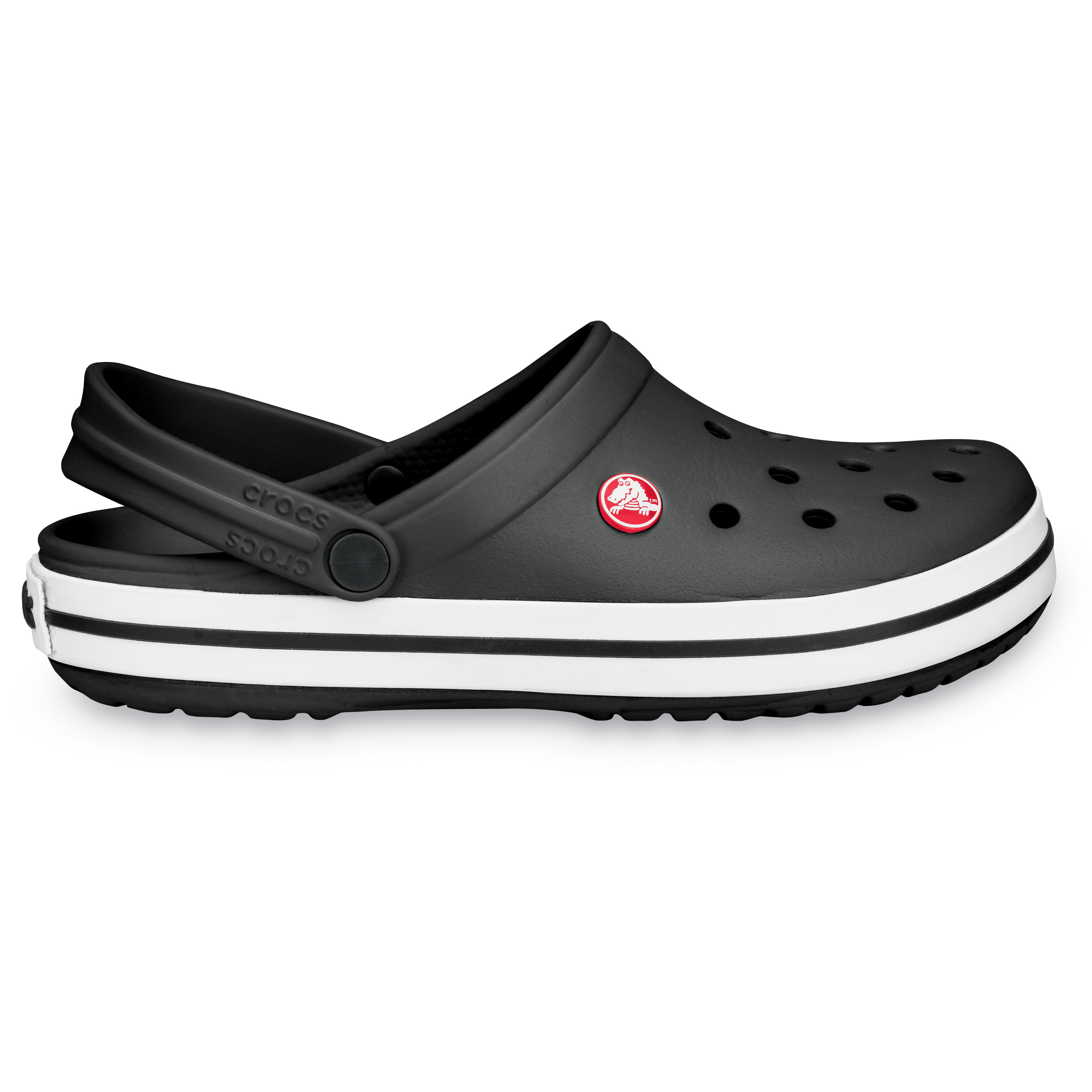 0883503475991 - Crocband Clog Hausschuh schwarz weiß in EU 45-46 0883503475991 - Crocband Clog Hausschuh schwarz weiß in EU 45-46