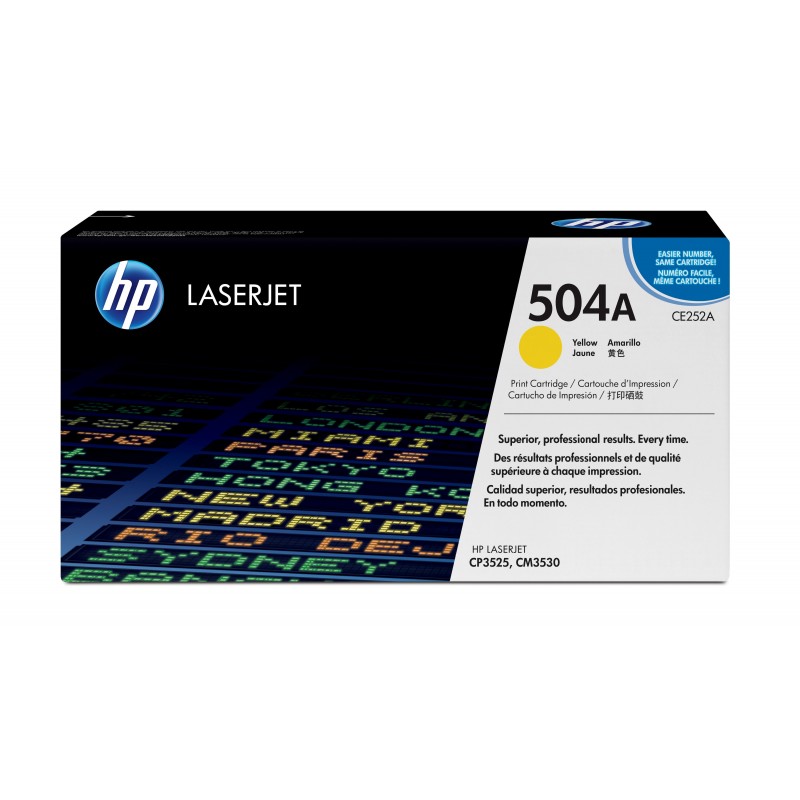 0883585595716 - CE252A 504A Tonerkartusche gelb 7000 Seiten ISO IEC 19798 für Color LaserJet CM 3500 Series CP 3520 Series 3523 3525 Series 3527 3529 Color LaserJet CM 3500 Series CP 3520 Series 3523 3525 Series 3527 3529