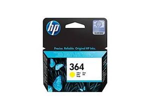 0883585705504 - Hp 364 original cartouche d encre jaune capacite standard 3ml 300 pages pack de 1 avec d encre Vivera (CB320EEABB) - Hewlett Packard