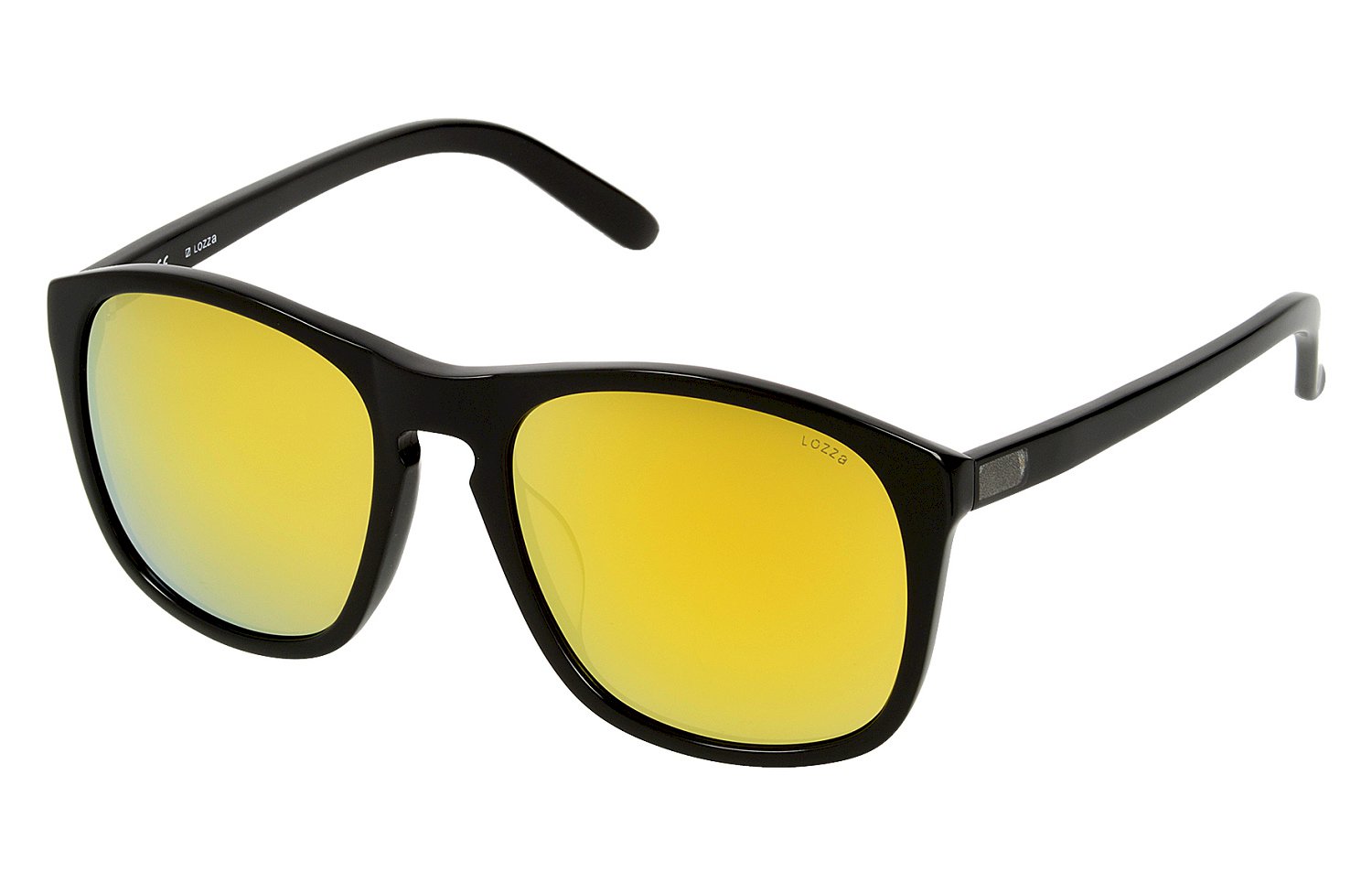 0883663662408 - Herren SL1845V COOPER 700K Gläser SONNENBRILLEN Acetat Schwarz Gold Quadratisch Normal Mehrschicht