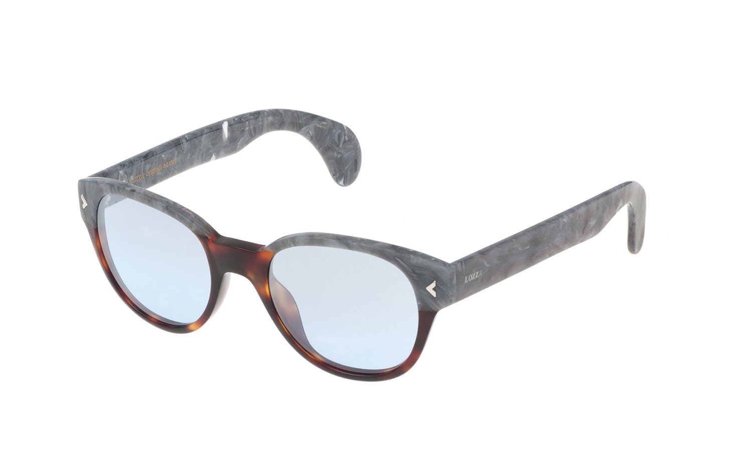 0883663741929 - Unisex SL1913 Macho 9ayx Gläser SONNENBRILLEN Acetat Grau Blau Kreisel  Gespiegelt