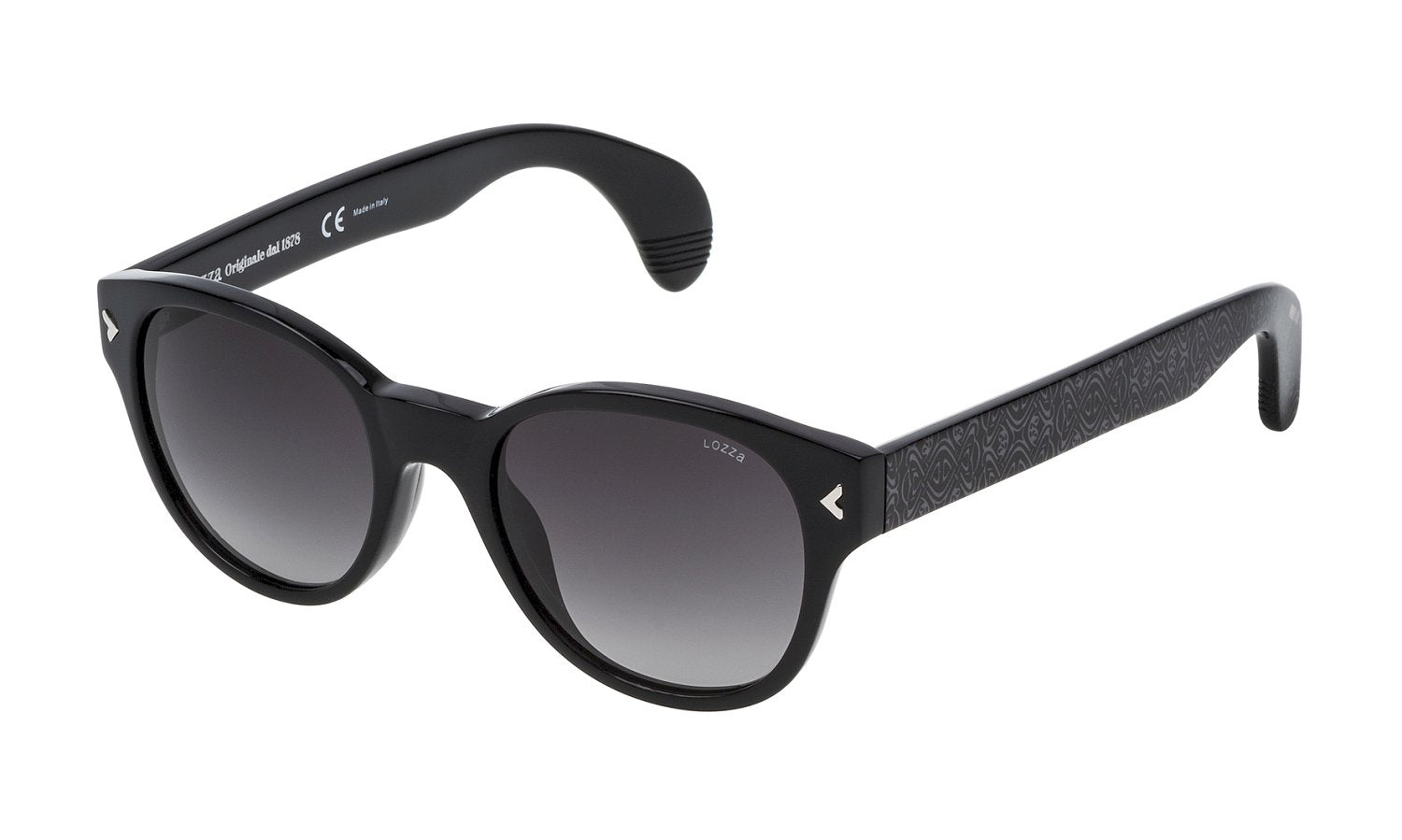 0883663939944 - Unisex SL1913L Macho 0BLK Gläser SONNENBRILLEN Acetat Schwarz Rauch Rund Normal Schattiert