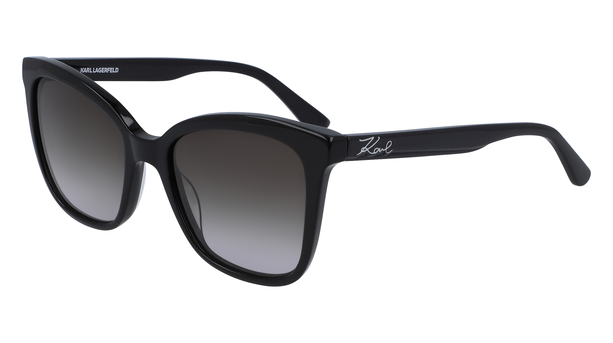 0883900098175 - Damen KL988S 001 Sonnenbrillen Acetat Schwarz Grau Quadratisch  Photochromatisch