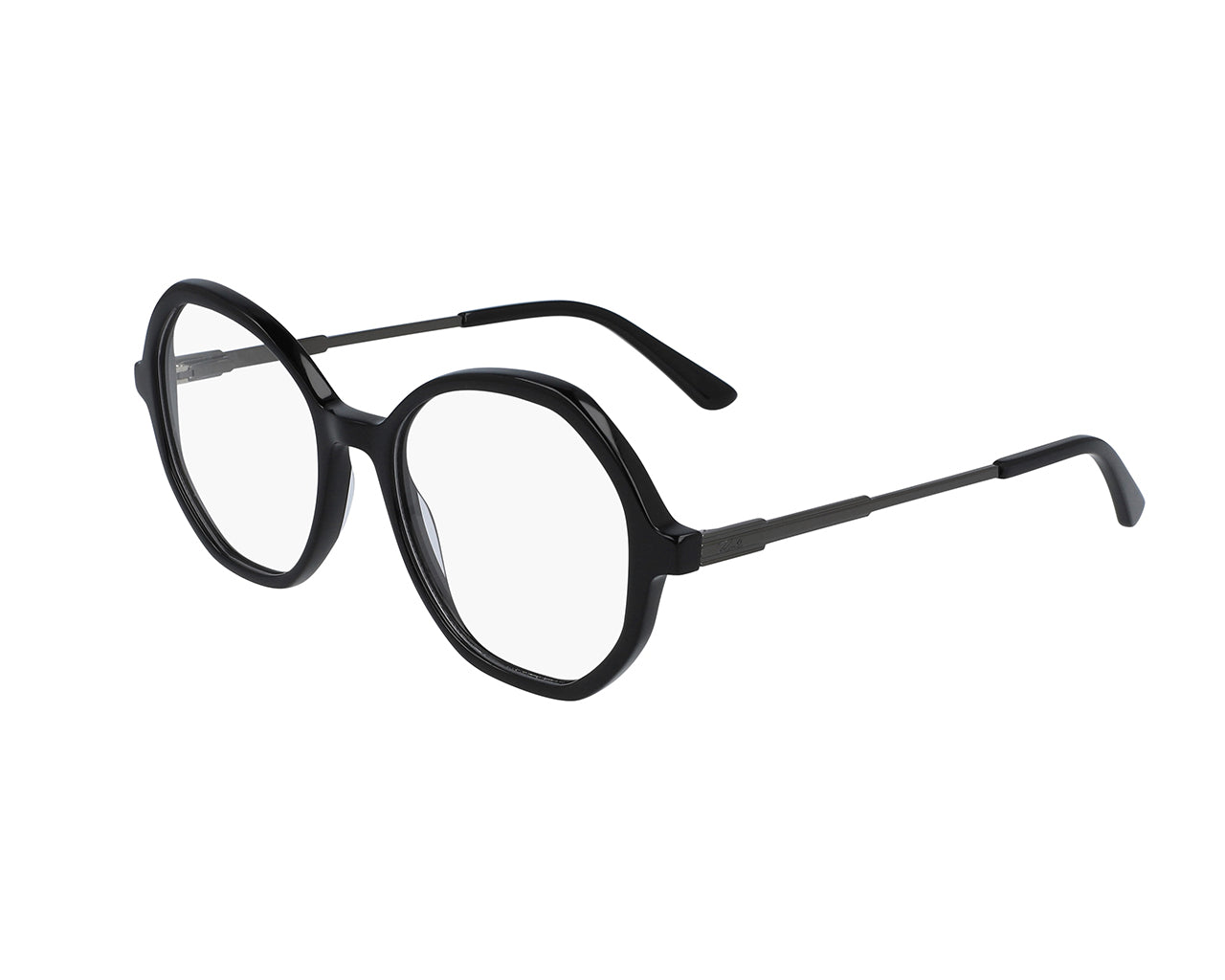 0883900100632 - Damen KL6020 001 Optische Fassungen Acetat Schwarz  Geometrisch