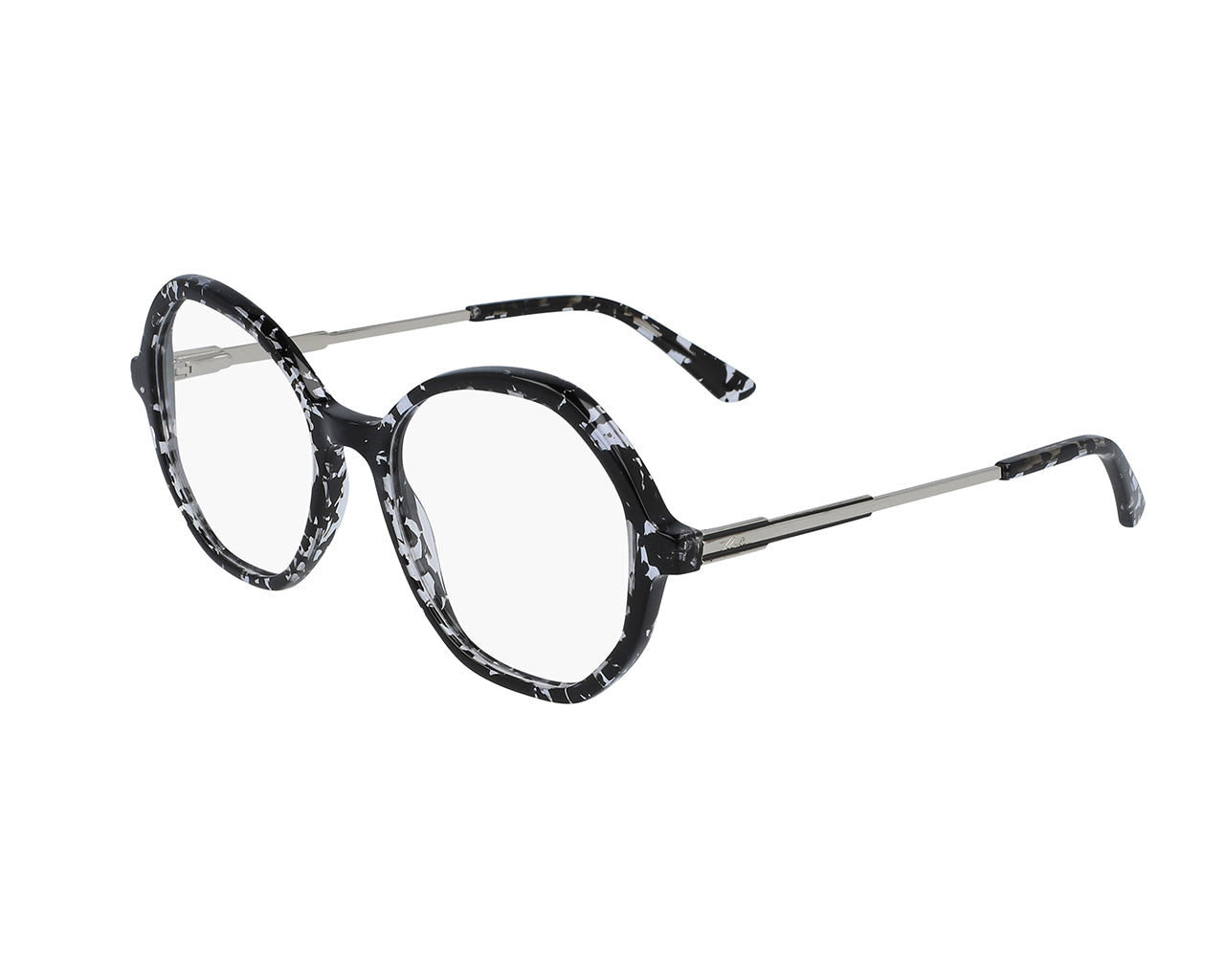 0883900100649 - Damen KL6020 007 Optische Fassungen Acetat Schwarz  Geometrisch
