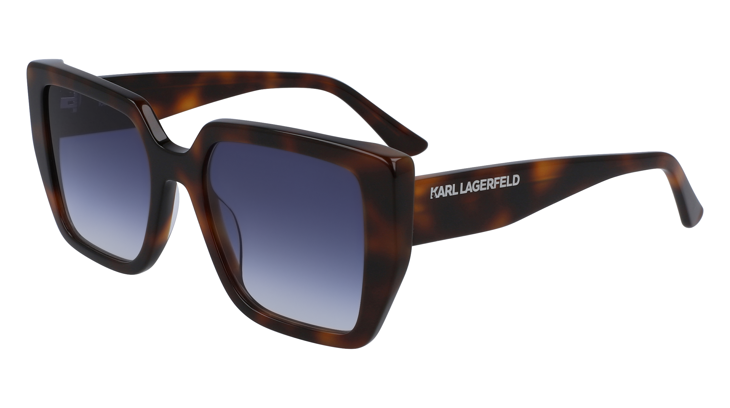 0883900101905 - Damen KL6036S 215 Gläser SONNENBRILLEN Acetat Havanna  Quadratisch Normal