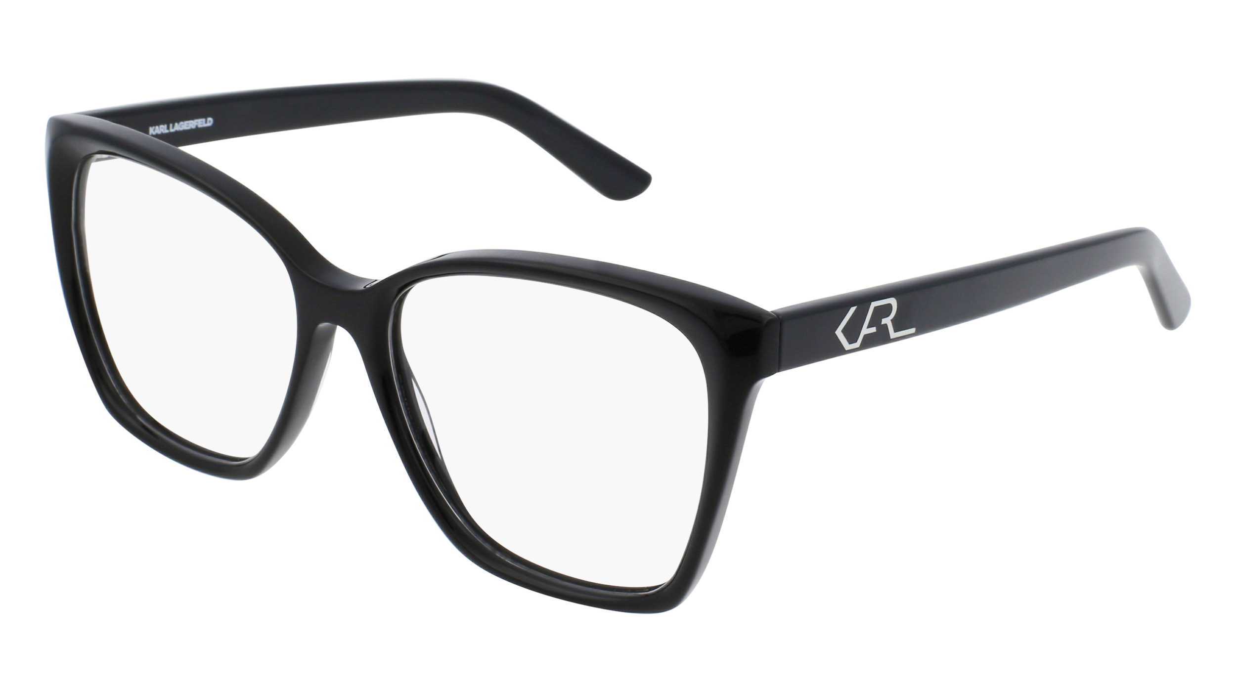 0883900103138 - Damen KL6050 001 Optische Fassungen Acetat Schwarz  Quadratisch Normal Normal