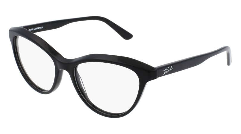 0883900103305 - Damen KL6052 001 Optische Fassungen Plastik Schwarz  Cat Eye