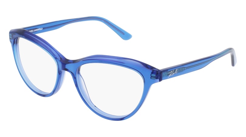 0883900103329 - Damen KL6052 440 Optische Fassungen Plastik Transparent Blau Cat Eye 0883900103329 - Damen KL6052 440 Optische Fassungen Plastik Transparent Blau Cat Eye