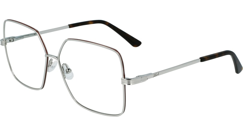 0883900103763 - Unisex KL332 045 Optische Fassungen Metall Silber Quadratisch 0883900103763 - Unisex KL332 045 Optische Fassungen Metall Silber Quadratisch