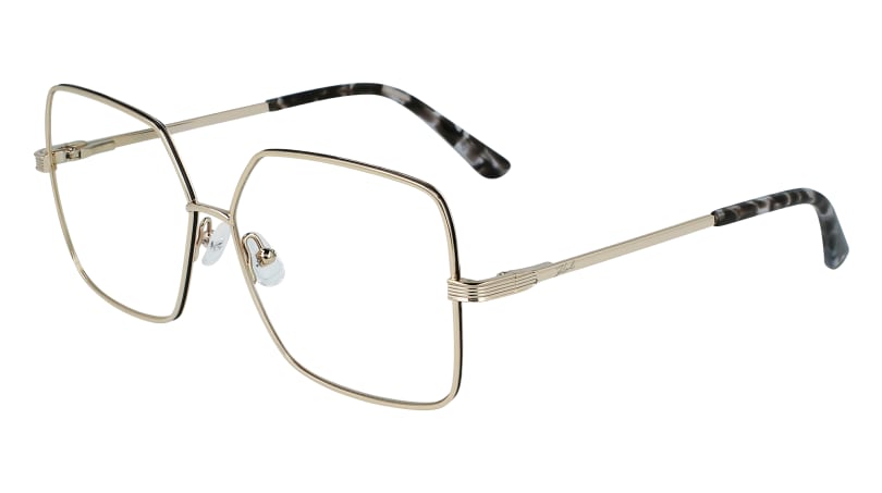0883900103770 - Unisex KL332 714 Optische Fassungen Metall Gold klar Quadratisch 0883900103770 - Unisex KL332 714 Optische Fassungen Metall Gold klar Quadratisch